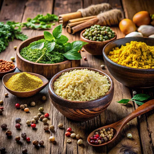 मोरिंगा और नट्स से भरी हुई खिचड़ी